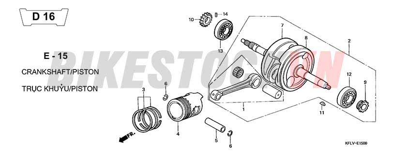 E-15_TRỤC KHUỶU/ PISTON